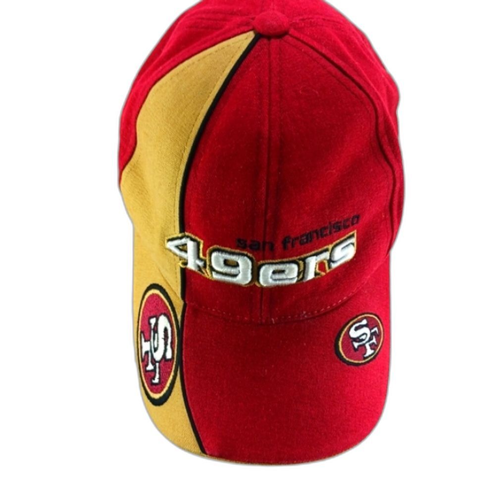 SAN FRANCISCO 49ers Genuine Reebok NFL Pro Line Hat Vintage Hook/Loop OS .......
